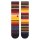 STANCE Unisex Socks - Curren Parks Crew, Logo, Crew Socks, Striped Pattern Blue/Orange 38-42