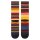 STANCE Unisex Socks - Curren Parks Crew, Logo, Crew Socks, Striped Pattern Blue/Orange 38-42