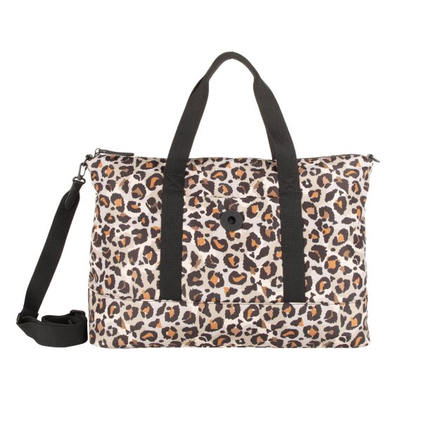 JOOP! JEANS Damen Weekender - Giocoso Leo Lotte Weekender lhz, Print Schwarz/Braun 36x52x19