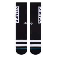 STANCE Unisex Socken - OG Crew, Logo, Crew Socken mit Streifen Schwarz 38-42