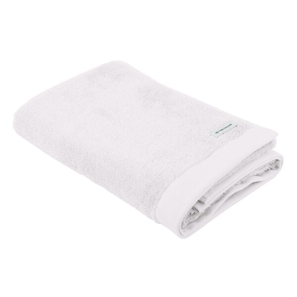 TOM TAILOR Shower Towel - Colour Bath Shower Towel, Terry Cloth, Cotton White 70x140cm
