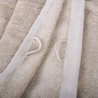 TOM TAILOR Shower Towel - Colour Bath Shower Towel, Terry Cloth, Cotton Sand 70x140cm