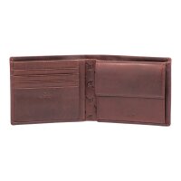 JOOP! Herren Geldbörse - Cerratano Ninos Billfold mh10, Echtleder, einfarbig Braun 9.5x12x2