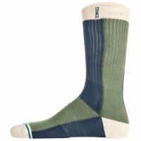 STANCE Unisex Socken, 3er Pack - All Terrain Crew, Logo, Performance Socken, Crew Socken Grün/Blau 38-42