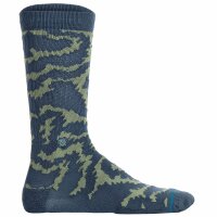 STANCE Unisex Socks, 3-Pack - All Terrain Crew, Logo, Performance Socks, Crew Socks Green/Blue 38-42