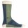 STANCE Unisex Socken, 3er Pack - All Terrain Crew, Logo, Performance Socken, Crew Socken Grün/Blau 38-42