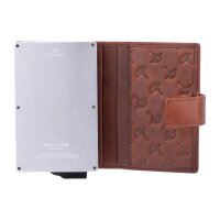 JOOP! Herren E-Cage - Cerratano C-Two E-Cage sv8, Echtleder, einfarbig Braun 10.5x7x3