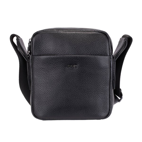 JOOP! Men Shoulder bag – Cardona Luan Shoulder Bag xsvz, genuine leather, single colour Black 21x18x5