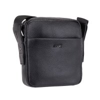 JOOP! Men Shoulder bag – Cardona Luan Shoulder Bag xsvz, genuine leather, single colour Black 21x18x5
