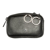JOOP! Men Key case - Cardona Ladon Keycase lz, genuine leather, single colou Black 8x13x1.2