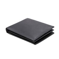 JOOP! Herren Geldbörse - Pero Minos Billfold h14, Echtleder, einfarbig Schwarz 10x12.5x2.5