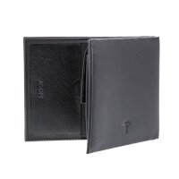 JOOP! Herren Geldbörse - Pero Minos Billfold h14, Echtleder, einfarbig Schwarz 10x12.5x2.5