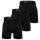 STANCE Herren Boxershorts, 3er Pack - Boxer Brief, Performance Boxershorts, Logobund Schwarz L
