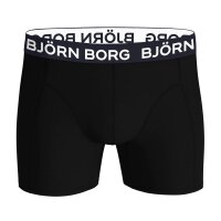 BJÖRN BORG mens boxer shorts, pack of 5 - cotton stretch trunks, big logo, cotton, logo waistband Black/Red/Green M (Medium)