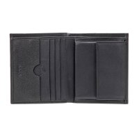 JOOP! Herren Geldbörse - Pero Daphnis Billfold v6, Echtleder, einfarbig Schwarz 10.5x9x2