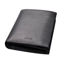 JOOP! Herren Geldbörse - Pero Ladon Billfold v8, Echtleder, einfarbig Schwarz 12x9.5x2