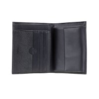 JOOP! Herren Geldbörse - Pero Ladon Billfold v8, Echtleder, einfarbig Schwarz 12x9.5x2