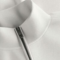 JOOP! JEANS Herren Sweatshirt mit Stehkragen - Akamu, Baumwolle, Half-Zipkragen, Bündchen, einfarbig Weiß M