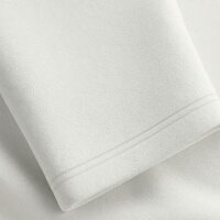 JOOP! JEANS Herren Sweatshirt mit Stehkragen - Akamu, Baumwolle, Half-Zipkragen, Bündchen, einfarbig Weiß M