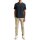 Marc OPolo Herren T-Shirt - Medium-Logo, Regular Fit, Baumwolle, Logoprint, uni Blau S