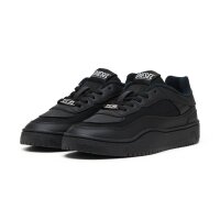 DIESEL Herren Sneaker - S-OVAL SKATE LOW, Schnür-Schuhe, Leder Schwarz EUR 43