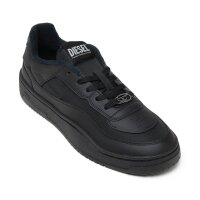 DIESEL Herren Sneaker - S-OVAL SKATE LOW, Schnür-Schuhe, Leder Schwarz EUR 43