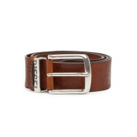 DIESEL Mens Belt - B-VISIBLE, Leather, Metal Buckle, Logo...