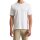 Marc OPolo Mens T-shirt - Small logo, regular fit, cotton, logo print, plain White S (Small)