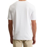 Marc OPolo Mens T-shirt - Small logo, regular fit, cotton, logo print, plain White 2XL (XX-Large)