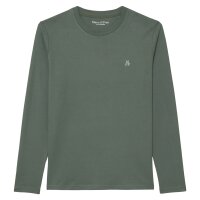 Marc OPolo Herren Longsleeve - Small-Logo, Shaped Fit,...