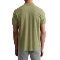 Marc OPolo Herren Poloshirt, kurzarm - Small-Logo, Regular Fit, Cotton-Piqué Grün S