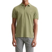 Marc OPolo mens polo shirt, short sleeves – small logo, regular fit, cotton piqué Green S (Small)