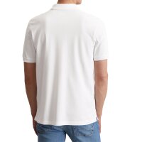 Marc OPolo Herren Poloshirt, kurzarm - Small-Logo, Regular Fit, Piqué-Struktur Weiß S