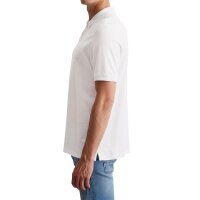 Marc OPolo Herren Poloshirt, kurzarm - Small-Logo, Regular Fit, Piqué-Struktur Weiß S