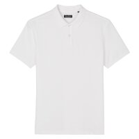 Marc OPolo mens polo shirt, short sleeves – small logo, regular fit, piqué texture White S (Small)