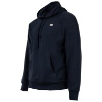DIESEL mens hoodie - ROB HOOD, sweatshirt, hood, logo, cotton blend dark blue M (Medium)