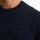 Marc OPolo Herren Strickpullover - Piqué-Struktur, Rundhals, Regular Fit, Cotton Blau M
