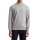 Marc OPolo mens knitted jumper – piqué texture, round neck, regular fit, cotton Grey S (Small)