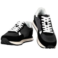 DIESEL Herren Sneaker - S-D-LIGHT, Schnür-Schuhe, Leder Schwarz EUR 41