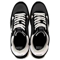 DIESEL Herren Sneaker - S-D-LIGHT, Schnür-Schuhe, Leder Schwarz EUR 41