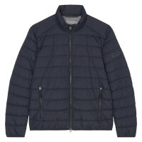 Marc OPolo Herren Steppjacke - Woven Outdoor Jackets, Stehkragen, Zipper, uni Blau L