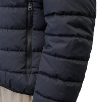 Marc OPolo Mens Quilted Jacket - Woven Outdoor Jackets, Stand-up Collar, Zipper, Plain Blue L (Large)