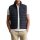 Marc OPolo Herren Steppweste - Woven Outdoor Vest, Stehkragen, Zipper, uni Blau M