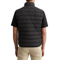 Marc OPolo Herren Steppweste - Woven Outdoor Vest, Stehkragen, Zipper, uni Schwarz M