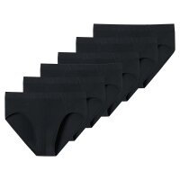 SCHIESSER Herren Slips, 6er Pack - "95/5", Supermini Briefs, Stretch Baumwolle Schwarz M