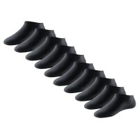 SCHIESSER Herren Sneakersocken, 10er Pack - "Bluebird", Baumwollmix Schwarz 39-42
