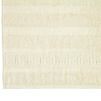 CAWÖ Handtuch, 3er Pack - C Noblesse, Walkfrottier, Baumwolle Natur 50x100cm