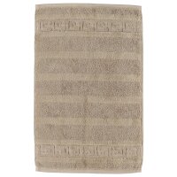 CAWÖ Gästetuch, 6er Pack - C Noblesse, Walkfrottier, Baumwolle Sand 30x50cm