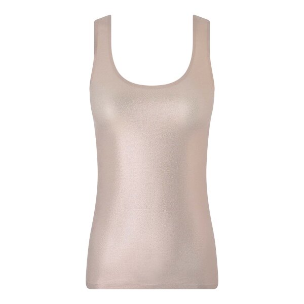 Chantelle Damen Top - Glitzer, Unterhemd, SoftStretch, nahtlos, Einheitsgröße 34-44 Gold (Golden Glow) One Size