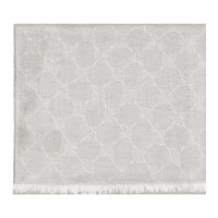 JOOP! mens scarf - Ferdis, reversible scarf, cornflower, logo Grey (Open Brown)